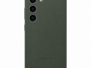 Samsung S23+ Leather Case, Green, EF-VS916LGEGWW