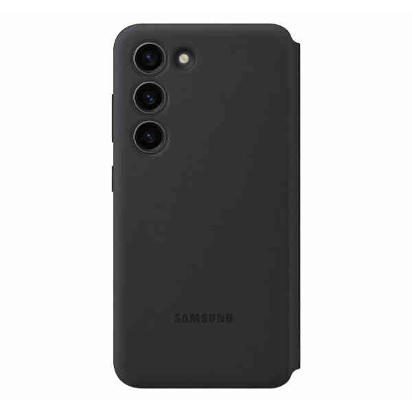 Samsung S23 Smart View Wallet Case, Black, EF-ZS911CBEGWW