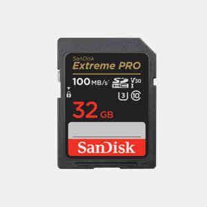 SANDISK Extreme Pro 32GB 100MB/s UHS-I V30 CARD( SDSDXXO-032G )