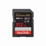 SanDisk Extreme Pro 512GB SDXC UHS II Memory Card with 300MPBS Read Speed(SDSDXDK-512G-GN4IN )