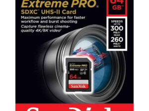SanDisk Extreme PRO 64GB 300/260MB/S UHS-II SDXC Memory Card(SDSDXDK-064G-GN4IN)