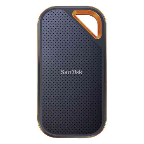 SanDisk Extreme® Pro Portable 1 TB 2.5 external SSD hard drive USB 3.2 Gen 2 (USB 3.1) Black, Orange SDSSDE81