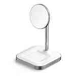 Satechi - Magnetic 2-In-1 Wireless Charging Stand - Space Gray