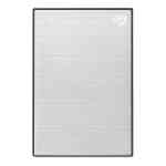Seagate 1TB One Touch External Hard Drive with Password Protection, Silver, STKY1000401