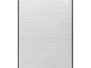 Seagate 1TB One Touch External Hard Drive with Password Protection, Silver, STKY1000401