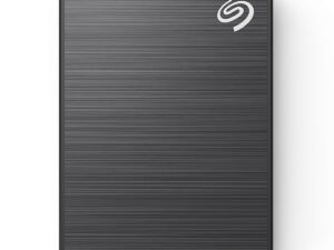 Seagate One Touch Portable External SSD, 1 TB Storage, Black, STKG1000400