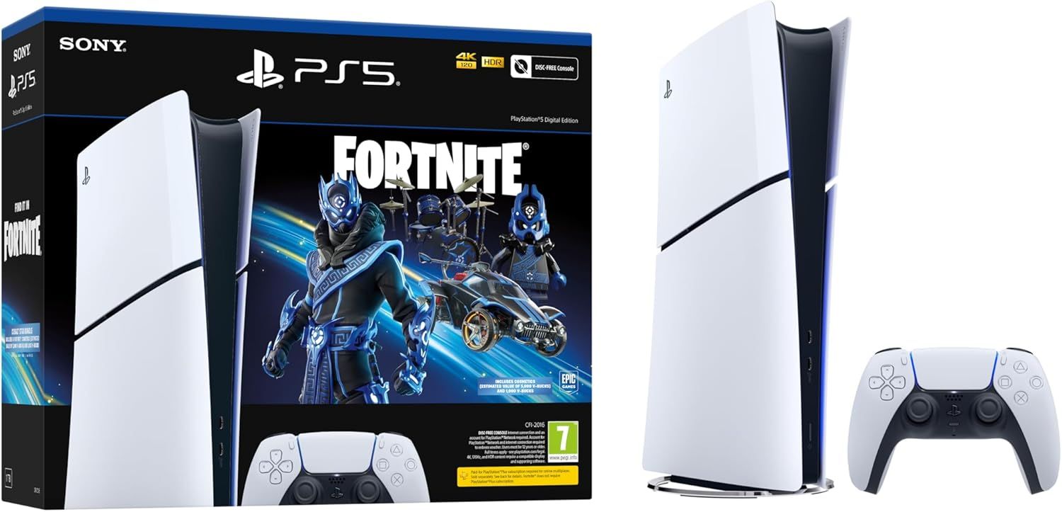 Sony PlayStation 5 Digital Edition Fortnite Bundle – جهاز ألعاب