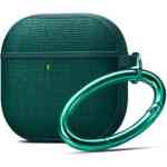 Spigen Case Rugged Armor For Airpods 4th Gen Matte Midnight Green
