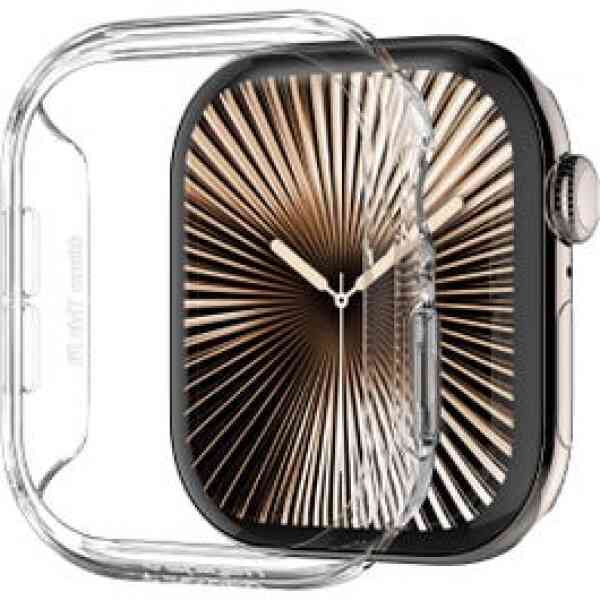 Spigen Case Thin Fit For Apple Watch 10 46 mm Crystal Clear