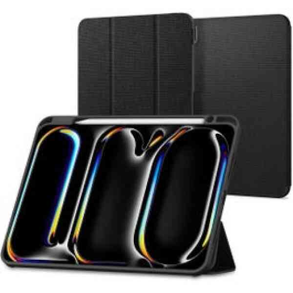 Spigen Case Urban Fit Stand Shockproof Fabric iPad Pro M4 11 inch Black