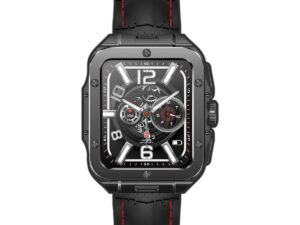 Swiss Military Alps2 Smart Watch, Gun Metal Frame and Black Silicon Strap, 1.85 inch
