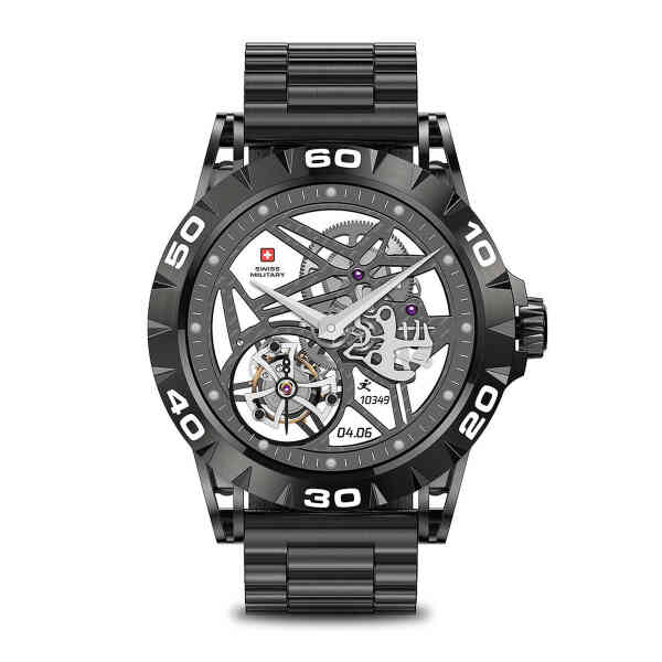 Swiss Military Dom 2 Smart Watch, 1.39 inch, Gun Metal Frame with Gun Metal Strap