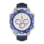 Swiss Military DOM3 Bluetooth Smart Watch, 1.43 inches, Blue