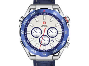 Swiss Military DOM3 Bluetooth Smart Watch, 1.43 inches, Blue