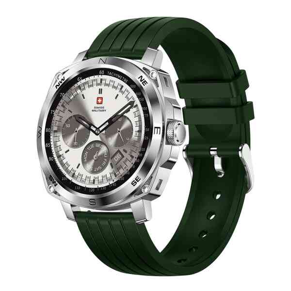 Swiss Military DOM4 Smartwatch Green Silicon