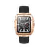 Swiss Military Smart Watch Alps 2 Rose Gold Frame Black Leather Strap