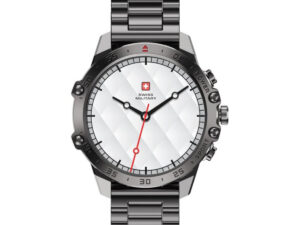 Swiss Military Smart Watch With Metal Strap DOM 5 Gun Metal