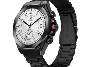 Swiss Military Smart Watch With Metal Strap DOM 6 Gun Metal