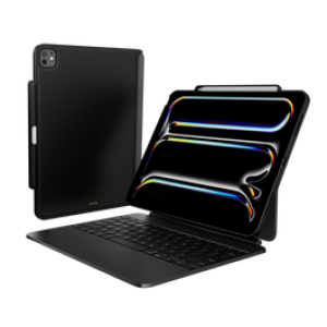 Switch Easy Case Leather Magnetic Compatible Magic Keyboard iPad Air M2 13 inch Black