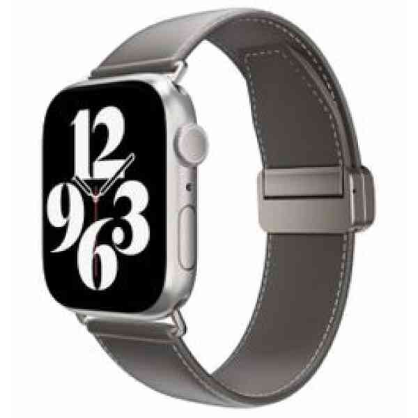 Switch Easy Strap Apple Watch Genuine Leather Magnetic Lock 38/40/41 mm Gray