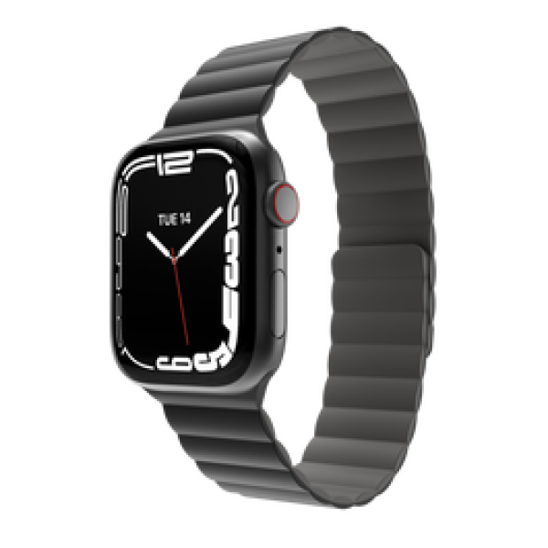 Switch Easy Strap Apple Watch Silicone Strong Magnetic 42/44/45mm Black