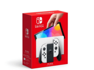 SWITCH OLED CONSOLE WITH WHITE JOYCON