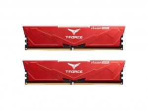 Team Group T-Force Vulcan DDR5 5600 64GB CL36 RAM, Red