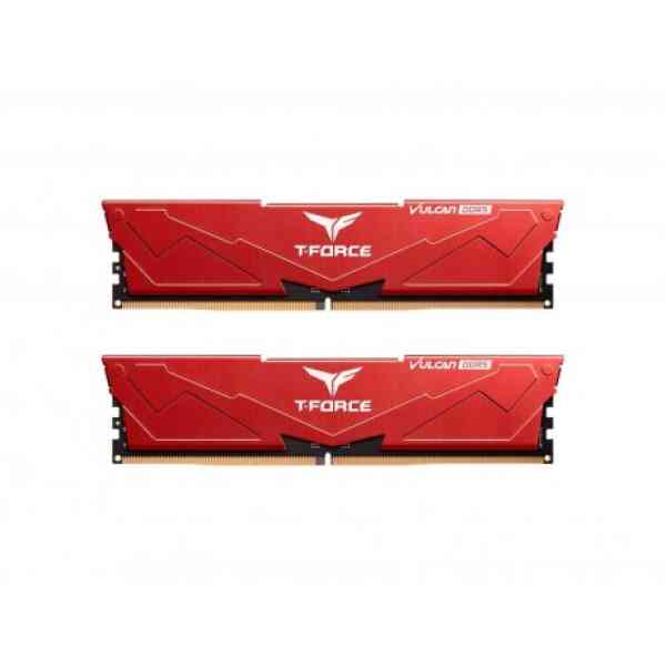 Team Group T-Force Vulcan DDR5 5600 64GB CL36 RAM, Red