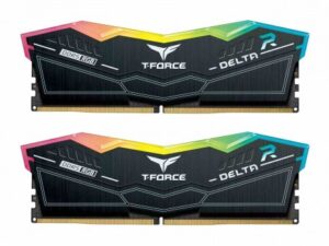 TEAMGROUP T-Force Delta RGB DDR5 Ram 32GB (2x16GB) 5600MHz Black Memory
