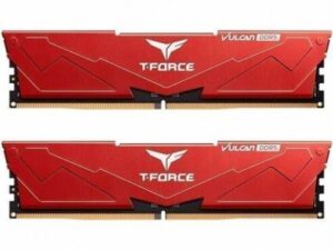 TEAMGROUP T-Force Vulcan DDR5 Ram 32GB Kit (2x16GB) 5600MHz (PC5-44800) CL36 Desktop Memory Module Ram (Red)