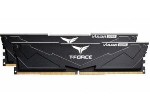 TEAMGROUP T-Force Vulcan DDR5 Ram 32GB Kit (2x16GB) 5600MHz (PC5-44800) CL36 Desktop Memory Module Ram Black