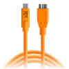 Tether Tools TetherPro USB Type-C Male to Micro-USB 3.0 Type-B Male Cable (15', Orange)