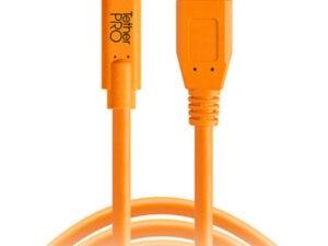 Tether Tools TetherPro USB Type-C Male to Micro-USB 3.0 Type-B Male Cable (15', Orange)