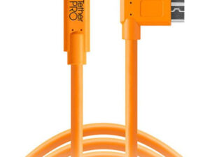 TETHERPRO USB-C CABLE USB-C TO 3.0 MICRO-B RIGHT ANGLE (CUC33R15-ORG)
