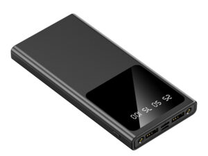 Trands 10000 mAh Power Bank, Black, TR-PB375