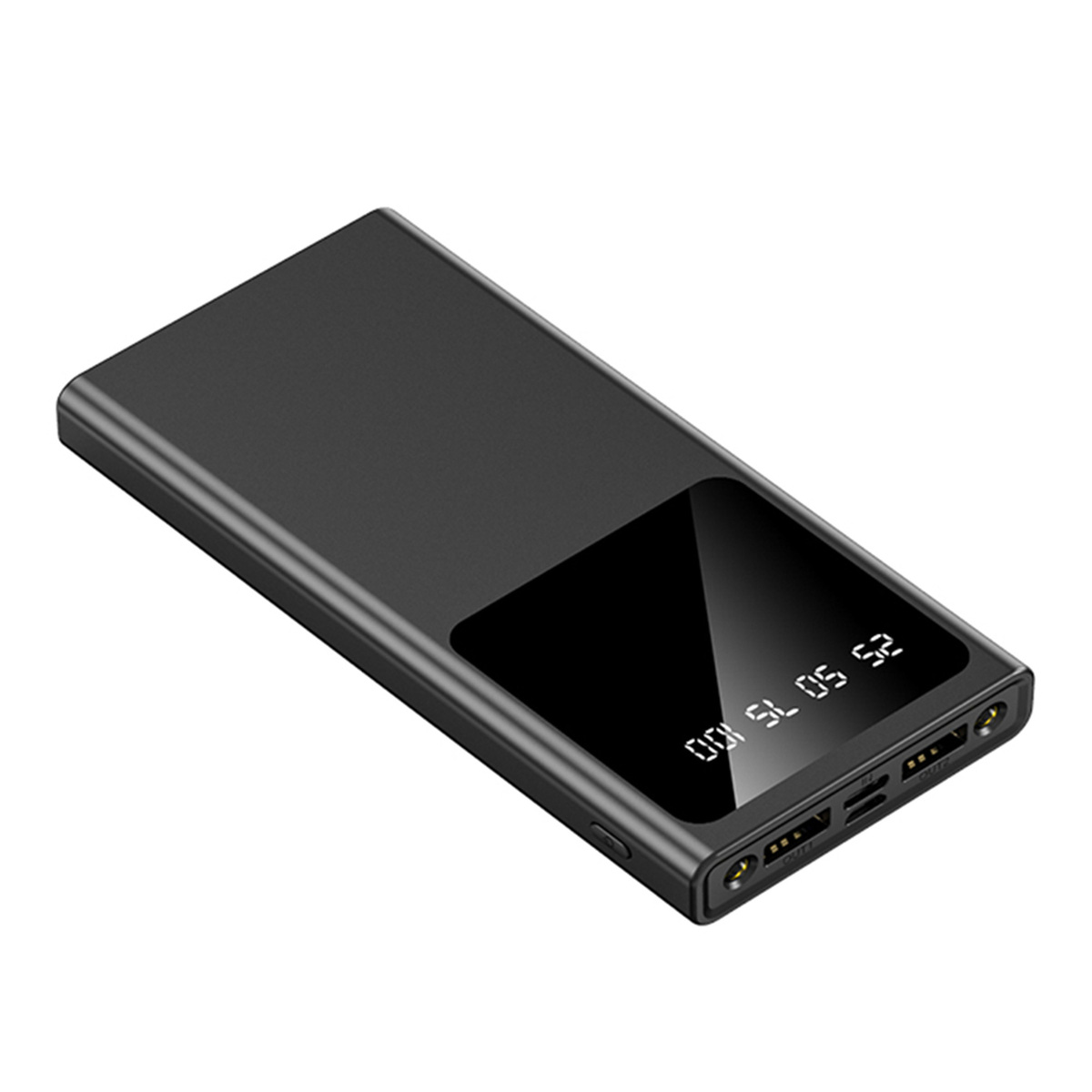 Trands 10000 mAh Power Bank, Black, TR-PB375