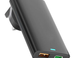 Trands 65W GaNFast Charger, Black, TR-AD9386