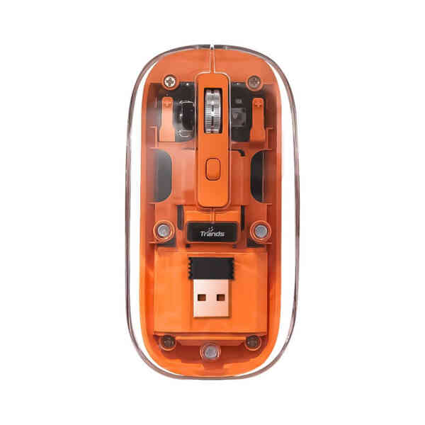 Trands Glassy Rechargeable Wireless Mouse MU636