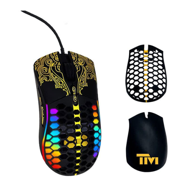 TWISTED MINDS COOLKNIGHT WIRED RGB MOUSE – BLACK