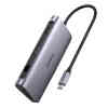 Ugreen 9 in 1 USB-C Hub, Gray, 40873