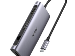 Ugreen 9 in 1 USB-C Hub, Gray, 40873