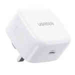 Ugreen PD USB-C Wall Charger, 30 W, White, 70197