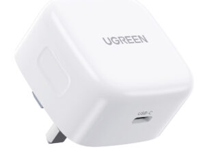 Ugreen PD USB-C Wall Charger, 30 W, White, 70197