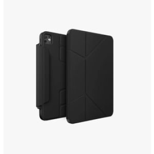 Uniq Case Ryze 360 Holder Folding Folio iPad Pro M4 13 inch 2024 Midnight Black
