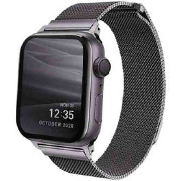 Uniq Strap Apple Watch Dante Mesh Steel 42/44/45/49mm Graphite