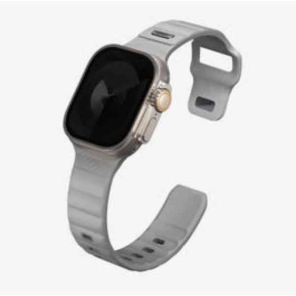 Uniq Strap Apple Watch Stride FKM Rubber 42/44/45/49mm Chalk Grey