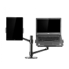 UPERGO OL-3T Aluminum 3 in 1 Monitor Arm, Laptop Stand And Tablet Mount Black