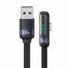 USAMS A-C Right Angle Cable Black 1.2M USSJ651