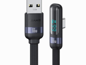 USAMS A-C Right Angle Cable Black 1.2M USSJ651