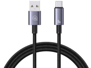 USAMS US-SJ663 USB-A / USB-C CABLE 3A 1,2M FAST CHARGING TARNISH(SJ663USB01)